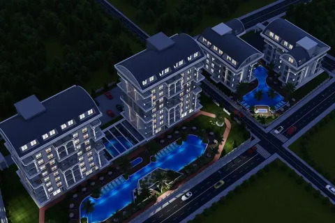 آپارتمان در  Alanya ، ترکیه 1 خوابه ، 50 متر مربع.  شماره 223675 - 28