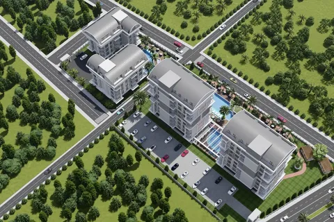 آپارتمان در  Alanya ، ترکیه 1 خوابه ، 50 متر مربع.  شماره 223675 - 8