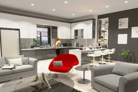 آپارتمان در  Alanya ، ترکیه 2 خوابه ، 94 متر مربع.  شماره 223674 - 22