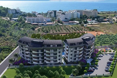 آپارتمان در  Alanya ، ترکیه 1 خوابه ، 50 متر مربع.  شماره 223677 - 1