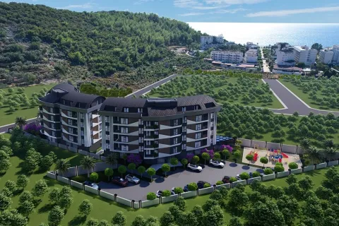 آپارتمان در  Alanya ، ترکیه 1 خوابه ، 50 متر مربع.  شماره 223677 - 13