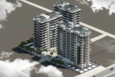 آپارتمان در  Alanya ، ترکیه 2 خوابه ، 96 متر مربع.  شماره 223672 - 5