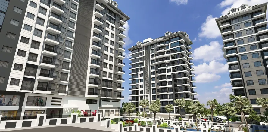 آپارتمان در  Alanya ، ترکیه 2 خوابه ، 96 متر مربع.  شماره 223672