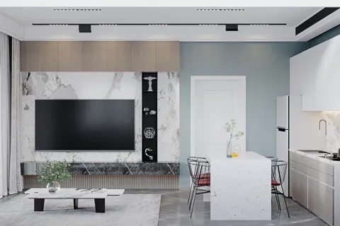 آپارتمان در  Alanya ، ترکیه 2 خوابه ، 96 متر مربع.  شماره 223672 - 28