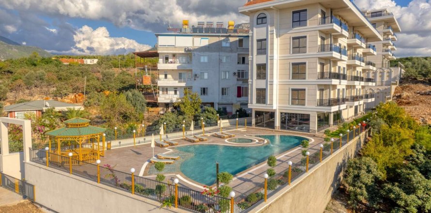 3+1 Lejlighed  i Alanya, Antalya, Tyrkiet Nr. 233094