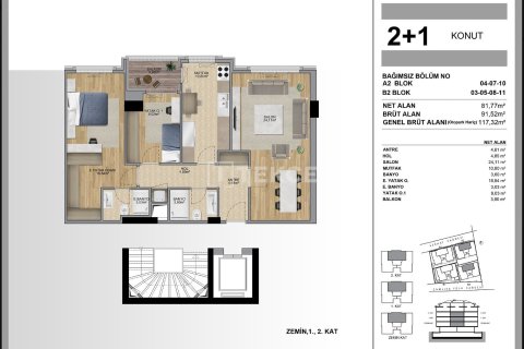 2+1 Lägenhet i istanbul, Turkiet Nr. 228949 - 20