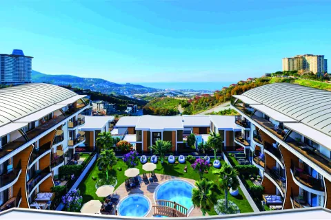 1+1 Lägenhet  i Kargicak, Alanya, Antalya, Turkiet Nr. 223005