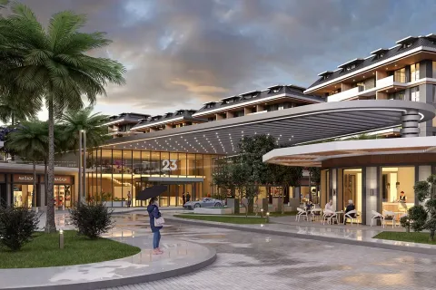 1+1 Lägenhet  i Alanya, Antalya, Turkiet Nr. 223001 - 2