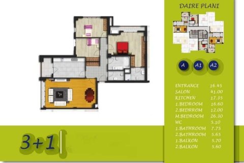 Продажа квартиры в Стамбуле, Турция 3+1, 226м2, №234036 – фото 17