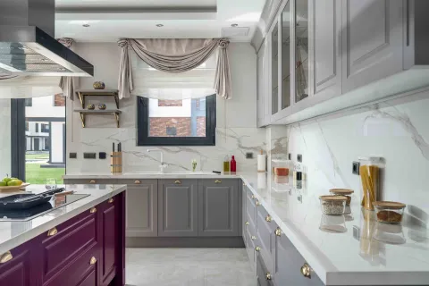 آپارتمان در  Mugla ، ترکیه 6 خوابه ، 435 متر مربع.  شماره 224093 - 2