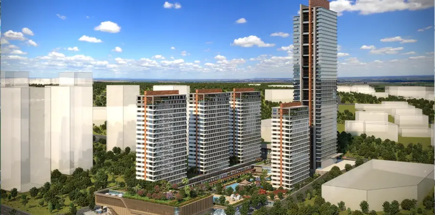 Квартира  3-х ком. в Стамбуле, Турция №215202