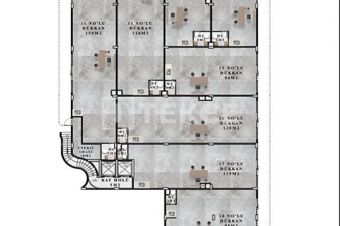 Kontor  i Alanya, Antalya, Turkiet Nr. 222312 - 13