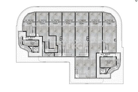 Kontor  i Alanya, Antalya, Turkiet Nr. 222312 - 9