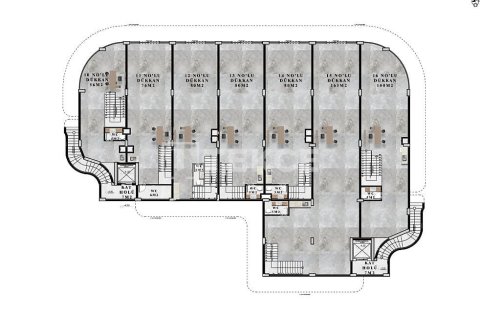 Kontor  i Alanya, Antalya, Turkiet Nr. 222312 - 11