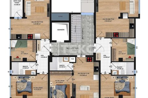 3+1 Wohnung  in Antalya, Türkei Nr. 222309 - 12