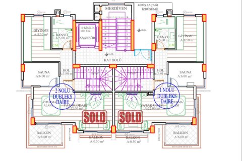 2+1 Wohnung  in Alanya, Antalya, Türkei Nr. 222313 - 30