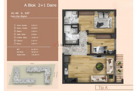 2+1 Wohnung  in Küçükçekmece, Istanbul, Türkei Nr. 212808 - 10