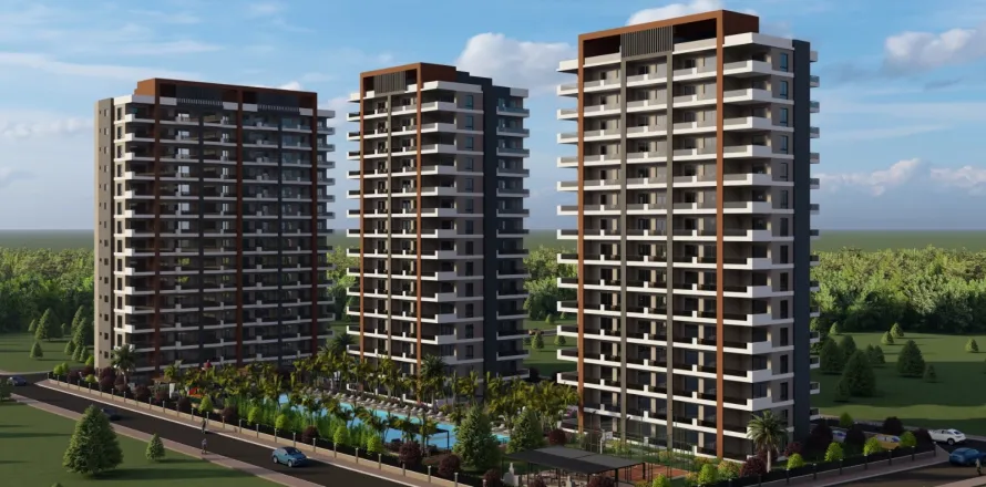 آپارتمان در  Kepez ، ترکیه 1 خوابه ، 75 متر مربع.  شماره 223806