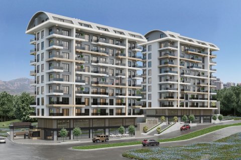 1+1 Lejlighed  i Alanya, Antalya, Tyrkiet Nr. 211413 - 1