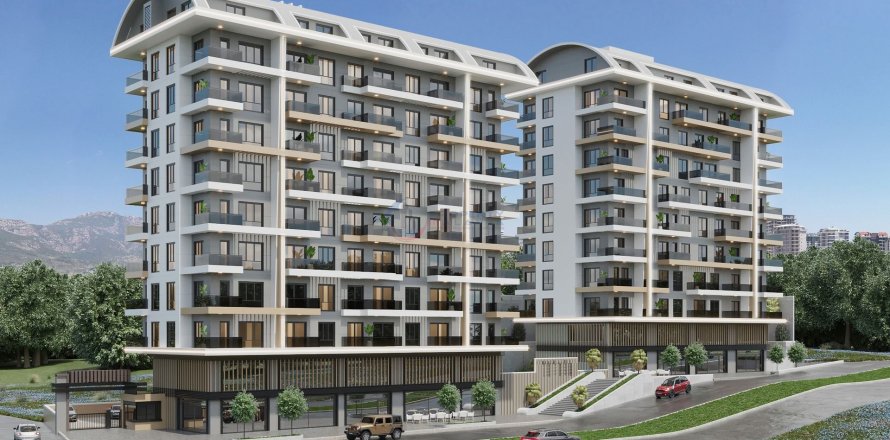 1+1 Lejlighed  i Alanya, Antalya, Tyrkiet Nr. 211413