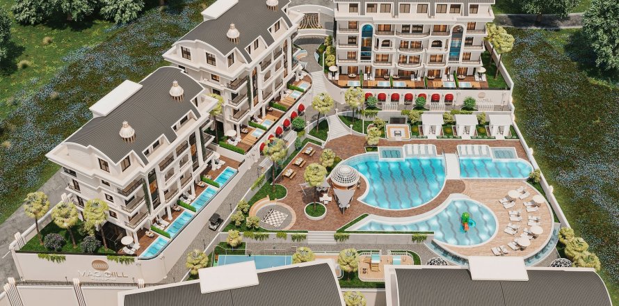 1+1 Apartment  in Alanya, Antalya, Turkey No. 211406