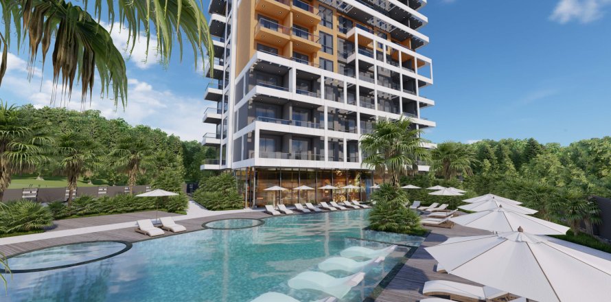 1+1 Lejlighed  i Alanya, Antalya, Tyrkiet Nr. 219265