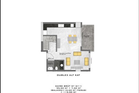 4+1 Wohnung  in Mahmutlar, Antalya, Türkei Nr. 219264 - 21