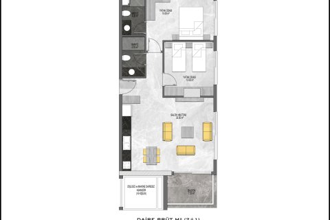 4+1 Wohnung  in Mahmutlar, Antalya, Türkei Nr. 219264 - 15