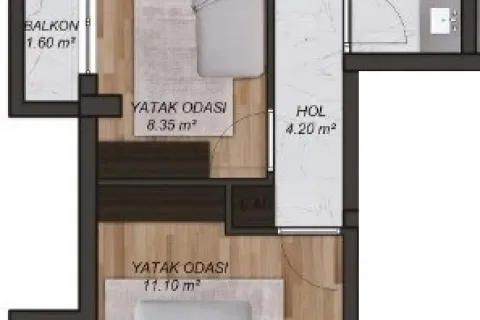 2+1 Wohnung  in Mugla, Türkei Nr. 220124 - 23