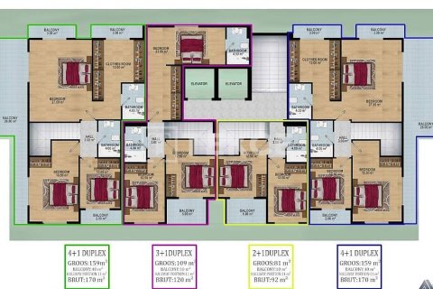 Penthouse for sale  in Alanya, Antalya, Turkey, 3 bedrooms, 120m2, No. 222179 – photo 21