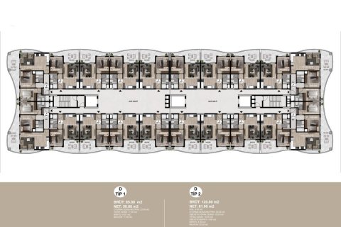 Продажа квартиры  в Эрдемли, Мерсине, Турция 2 комн., 65м2, №227880 – фото 14