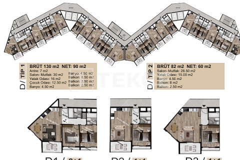 Daire  1+1  Erdemli, Mersin, Türkiye №212943 - 28