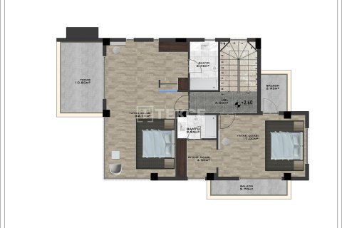 3+1 Villa i Alanya, Antalya, Turkiet Nr. 223097 - 16