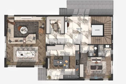 Продажа виллы в Анкаре, Турция 7+1, 430м2, №237557 – фото 20