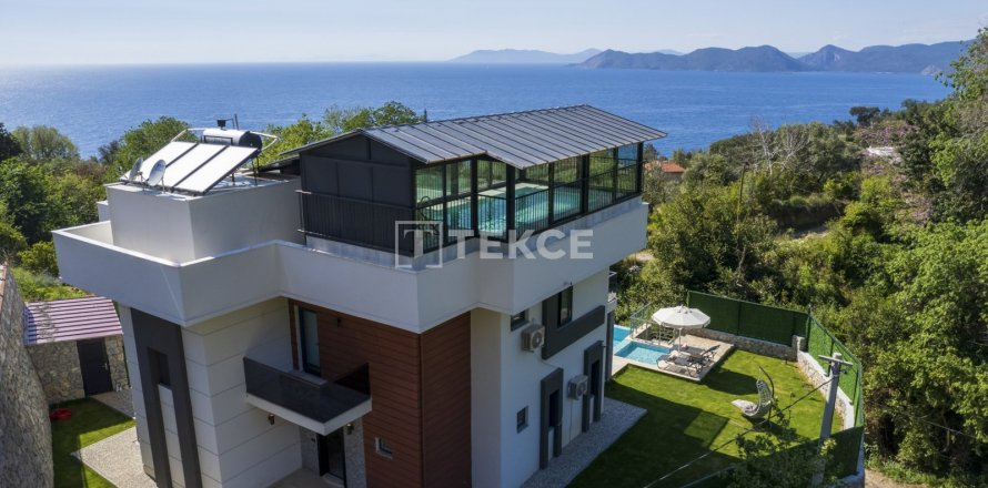 Вилла  4+1 в Фетхие, Мугла, Турция №100031