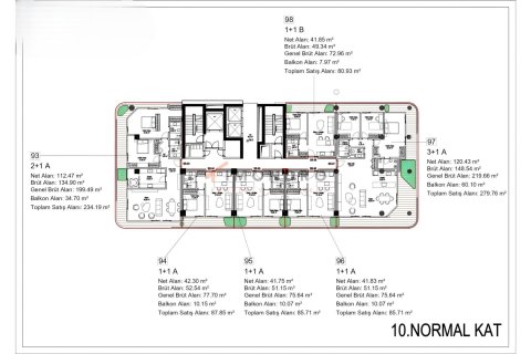 Продажа квартиры  в Стамбуле, Турция 3+1, 279м2, №212439 – фото 26
